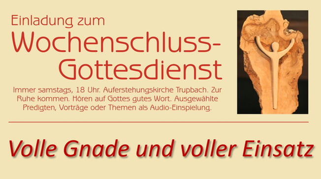 Wochenschlussgottesdienst