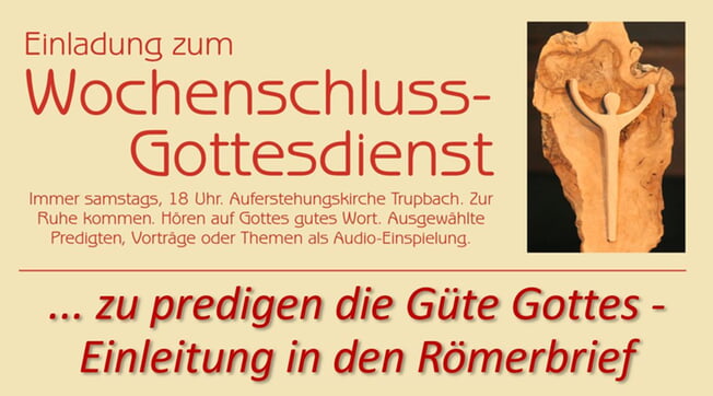 Wochenschlussgottesdienst