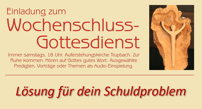 Wochenschlussgottesdienst